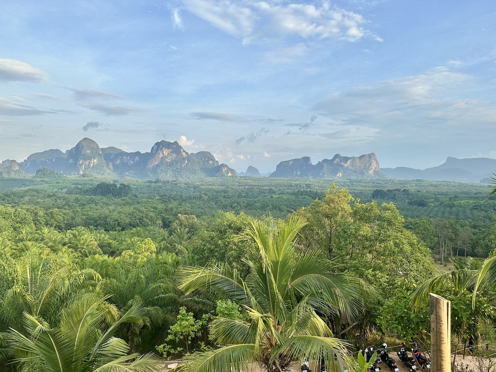 Widok z Kuan Nom Sao Viewpoint na Krabi